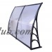 Ktaxon 80"X40" Window Door Awning Sun Shade Canopy Hollow Sheet UV Rain Snow Protection   